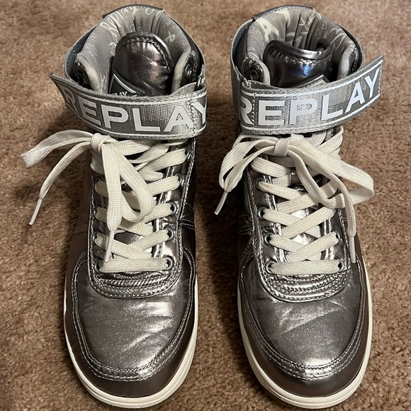 Replay sneakers size Eur 37, silver - Picture 1 of 9